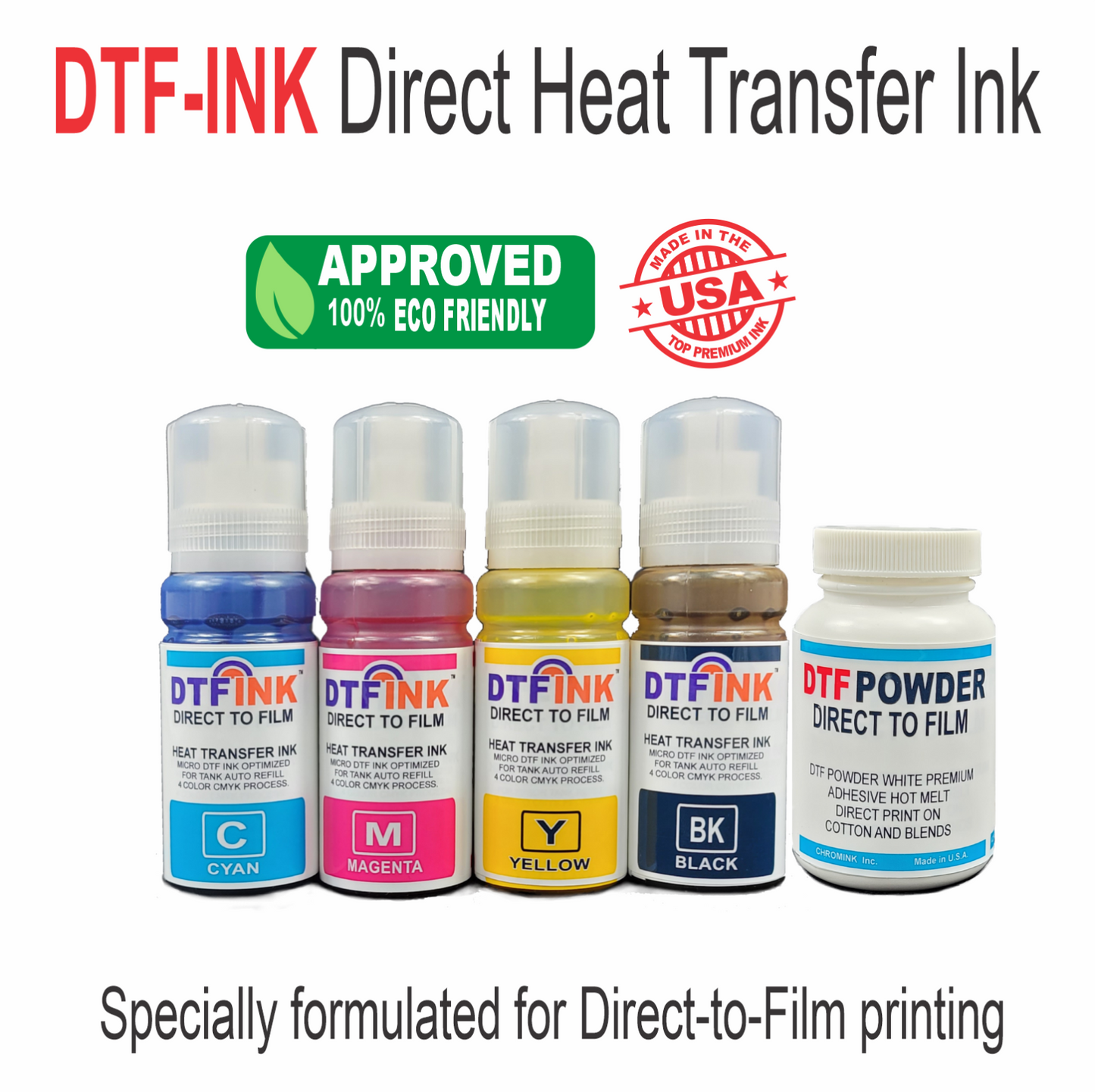 Epson Printer with DTF ink plus Heat Press 12"x15" T-Shirt Maker Start KIT