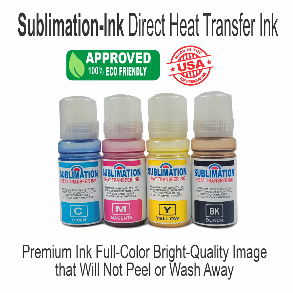 Epson Printer with Sublimation Ink Transfer 5 in 1 Heat Press +DTF Start Bundle