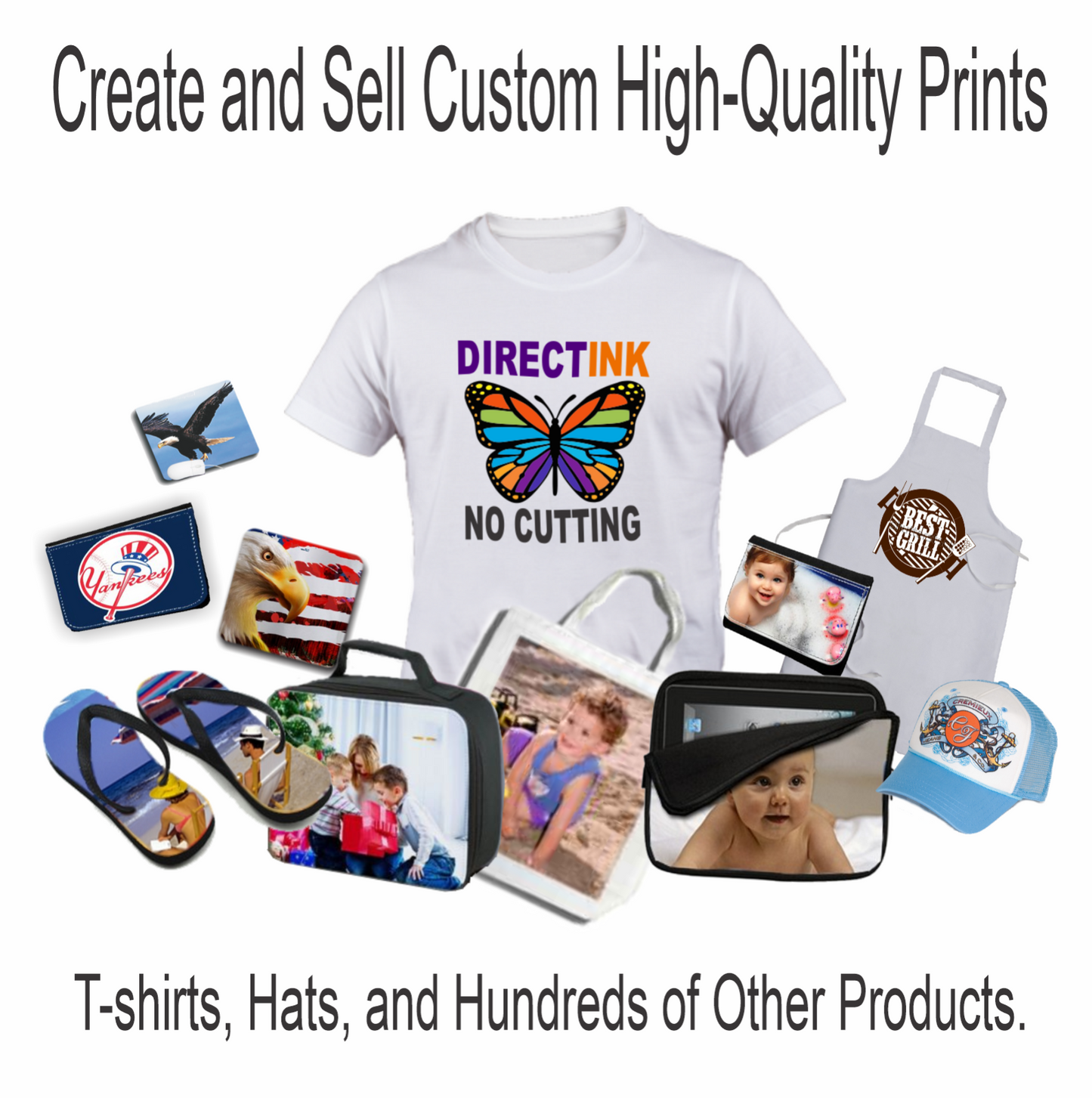 DTF Ink ET Epson Printer for Heat Transfer Printing T-Shirt Make Start Bundle