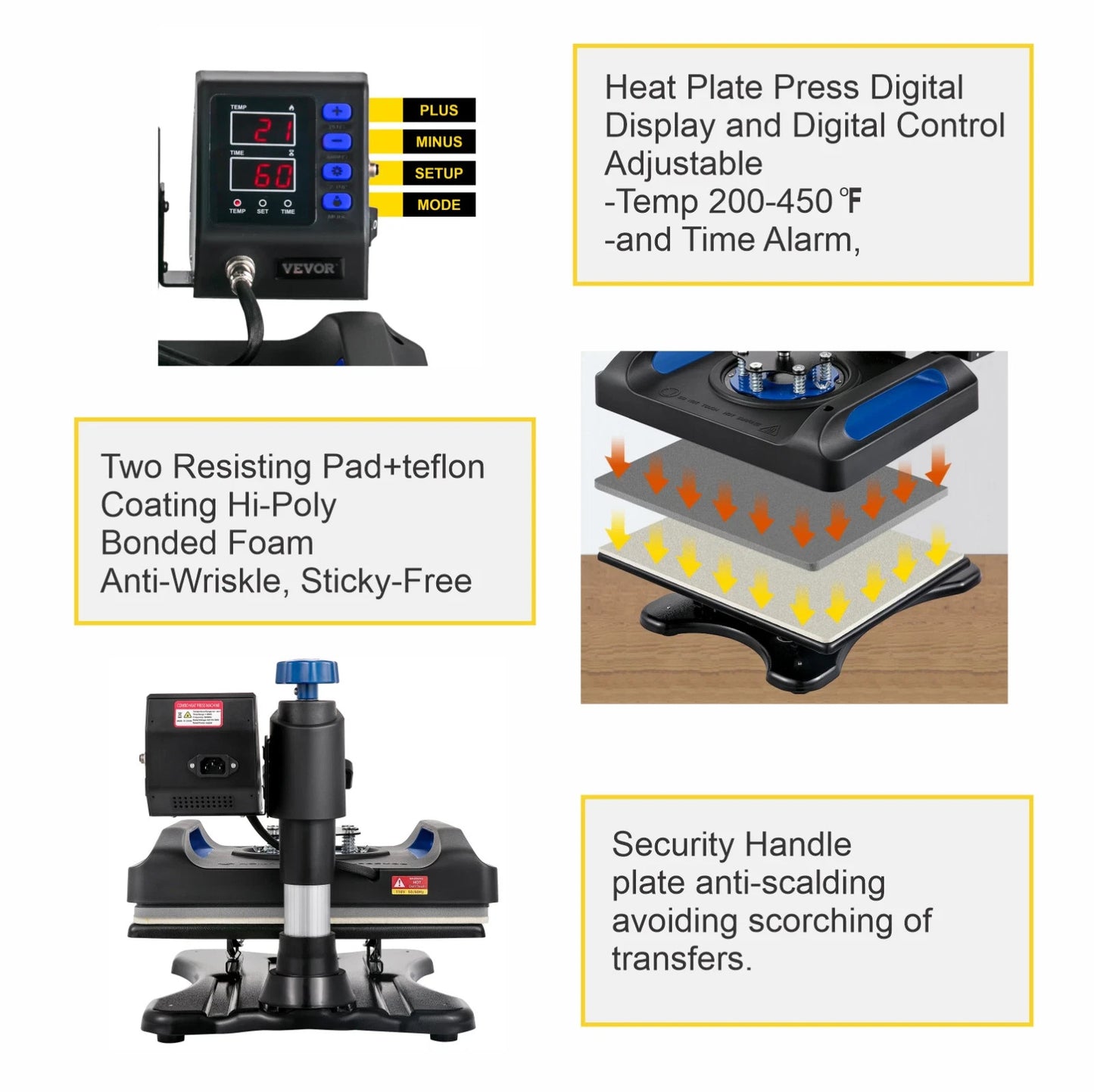 Epson Printer with DTF ink Heat Press Machine 15"x15" T-Shirt Print Start Bundle