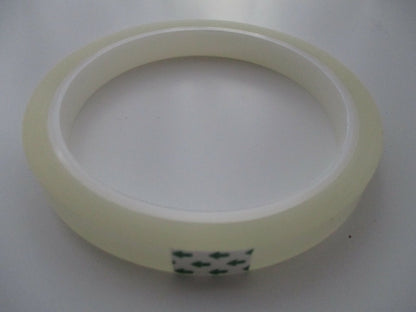 2 HEAT RESISTANT THERMAL TAPE FOR SUBLIMATION PRESS TRANSFER 0.5 IN  Clear.