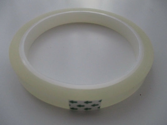 2 HEAT RESISTANT THERMAL TAPE FOR SUBLIMATION PRESS TRANSFER 0.5 IN  Clear.