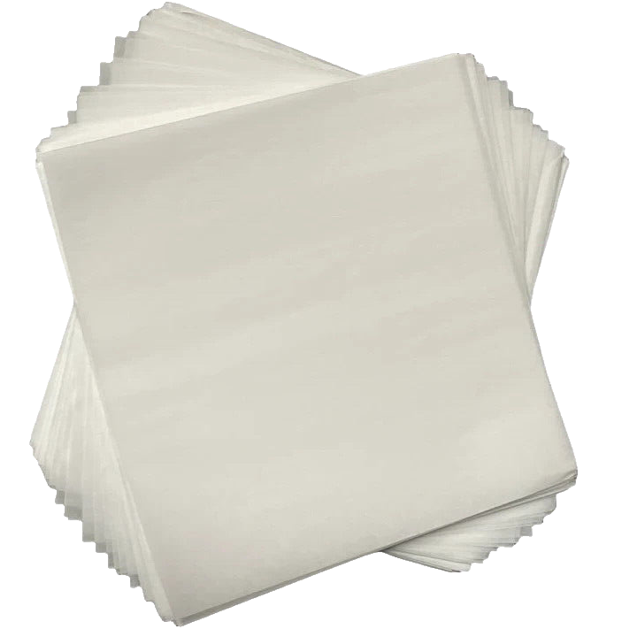 12"X12" Paper Silicone Parchment Coated for Heat Press Opaque Transfer (25count)